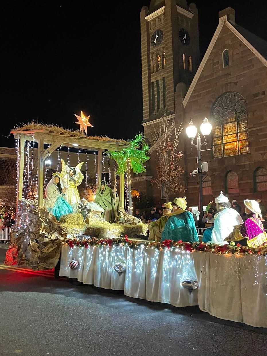 The nativity was a beatific vision floating through the village, exemplifying the Miracle on Main.